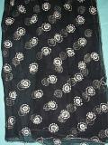 Black Georgette Phulkari Dupatta Chunni Wrap Stole #1012